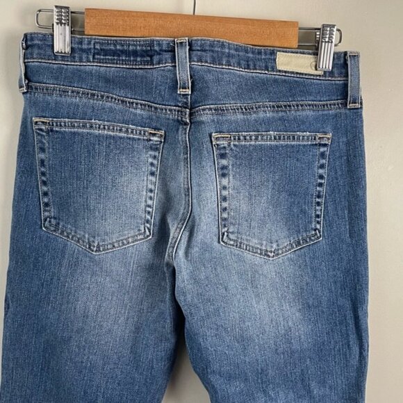 Ag Adriano Goldschmied Women's Jodi High-rise Slim Fit Flare Leg Crop Jean 28 - Picture 7 of 15